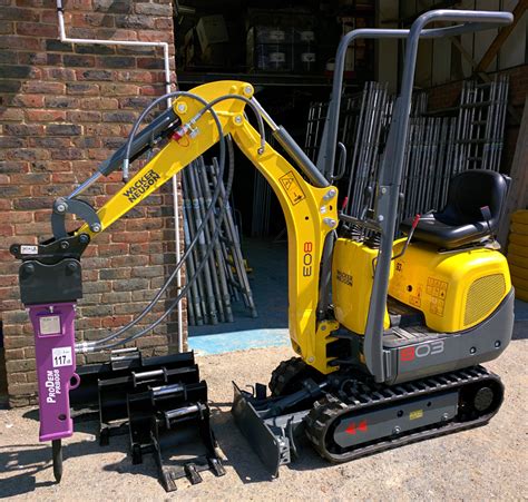 1.5 ton mini digger breaker|mini digger scrap yard.